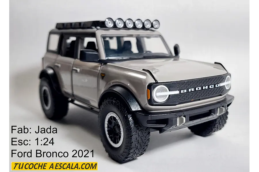 Ford Bronco 2021, Jada, Escala 1-24