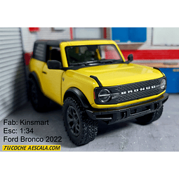 Ford Bronco 2022, Kinsmart, Escala 1-34