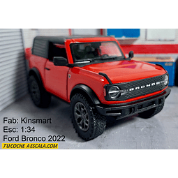 Ford Bronco 2022, Kinsmart, Escala 1-34
