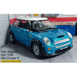 Mini Cooper S, Kinsmart, Escala 1-28