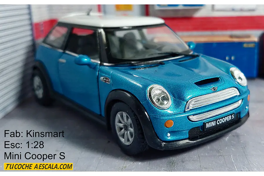 Mini Cooper S, Kinsmart, Escala 1-28