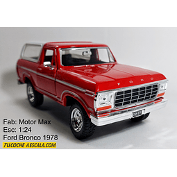 Ford Bronco 2021, Motor Max, Escala 1-24