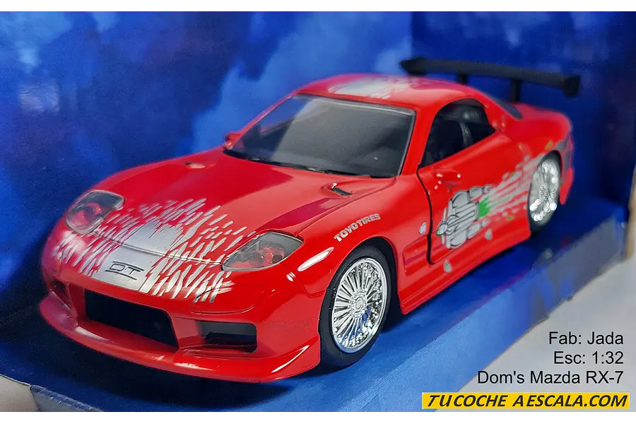 Mazda RX7 DE DOM RAPIDO Y FURIOSO marca jada