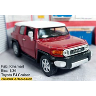Toyota Fj Cruiser Kinsmart 1/36 rojo