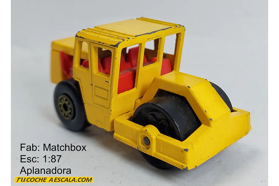 Aplanadora, Matchbox, Escala 1-87