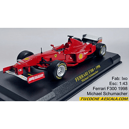 LLEGA EL 1 DE DICIEMBRE Formula 1, Schumacher, FERARI F300, 1998 Carro Escala Colección