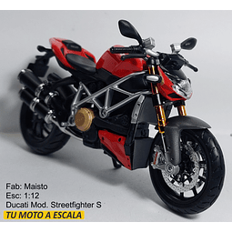 Moto Ducati Mod Streetfighter S, Escala 1/12