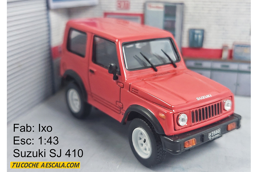 Suzuki SJ 410, Carro Escala 1/43, MARCA IXO 