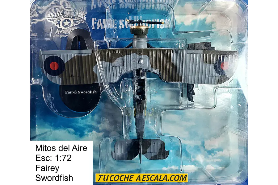 Avion Fairey Swordfish 1:72 mito del aire