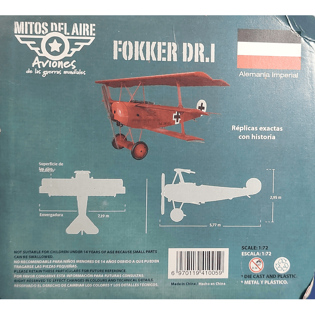 Fokker DR.I, Escala 1-72