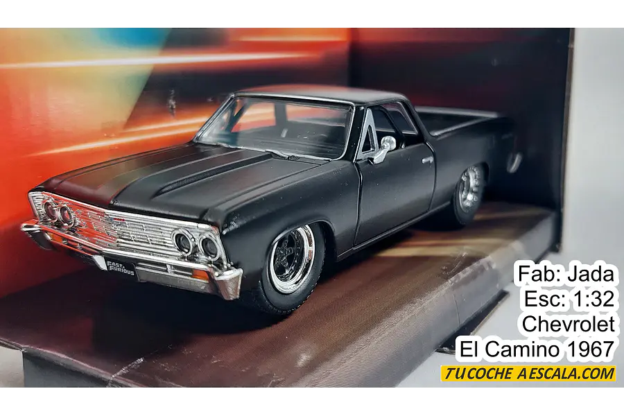 Chevrolet El Camino 1967, Jada, Escala 1-32