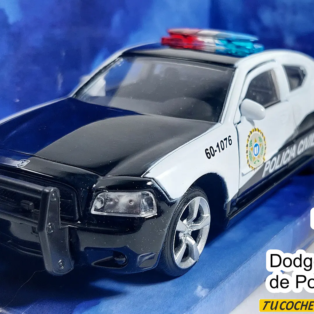 Dodge Charger de Policia 2006, Jada, Escala 1-32 rapido y furioso 1