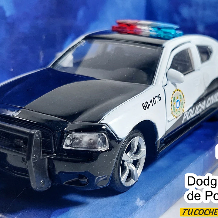 Dodge Charger de Policia 2006, Jada, Escala 1-32 rapido y furioso 1