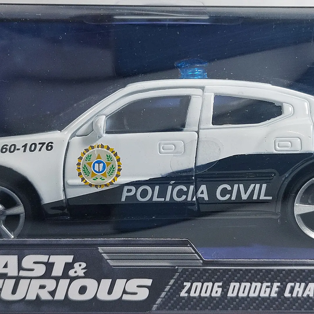 Dodge Charger de Policia 2006, Jada, Escala 1-32 rapido y furioso 2