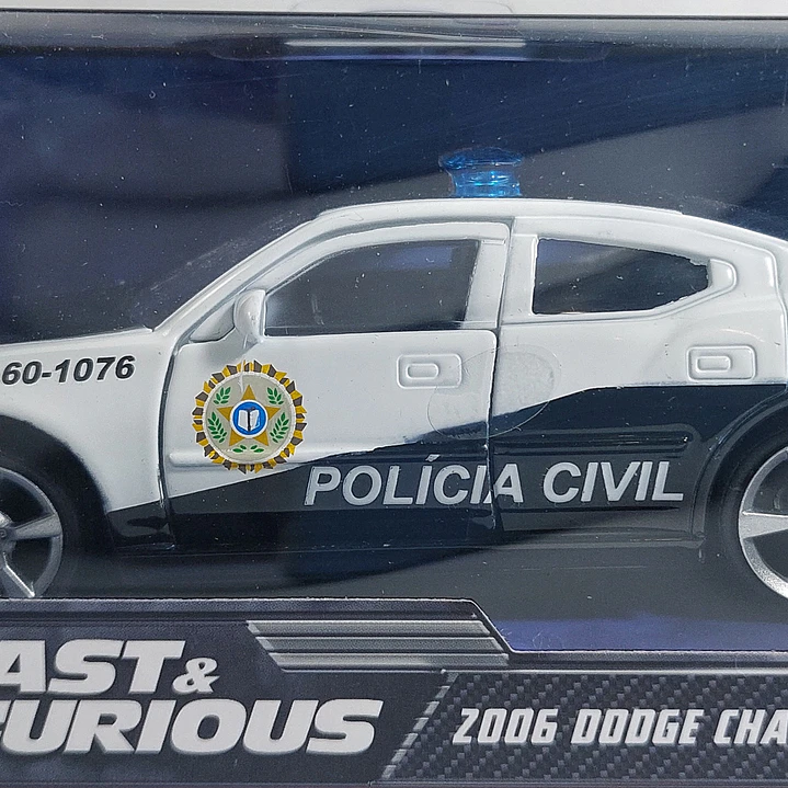 Dodge Charger de Policia 2006, Jada, Escala 1-32 rapido y furioso 2
