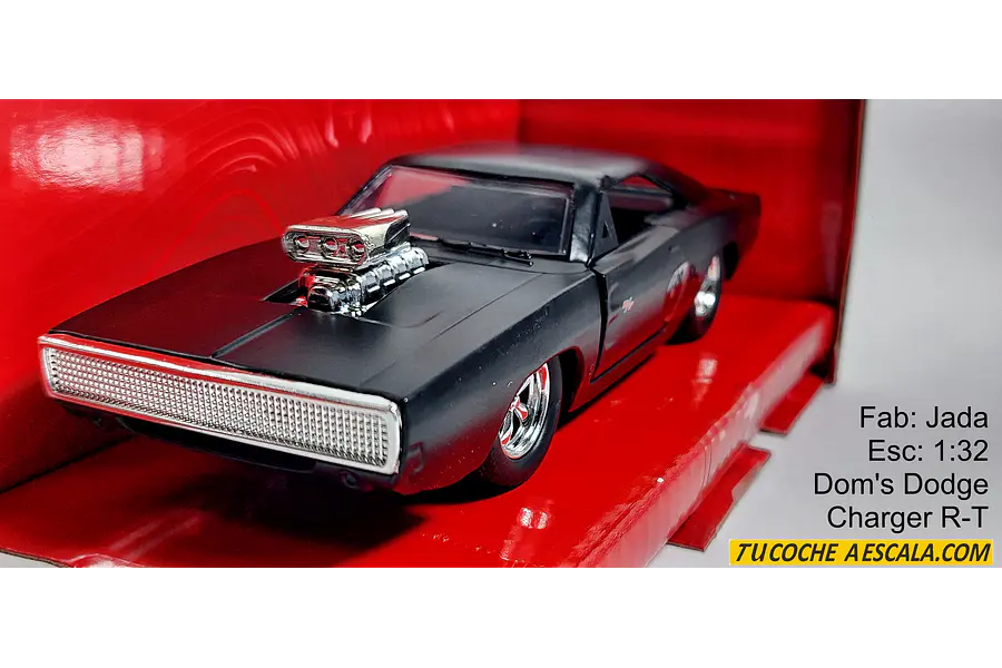 Dom's Dodge Charger RT, Jada, Escala 1-32 