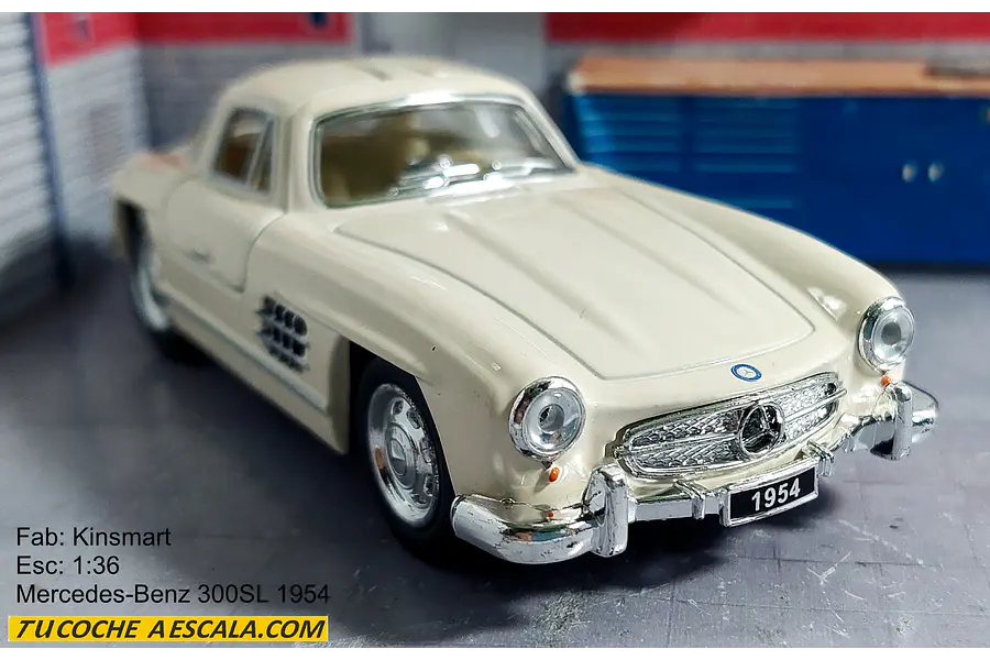 Mercedes-Benz 300SL 1954, Kinsmart, Escala 1-36
