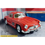 Mercedes-Benz 300SL 1954 ALAS DE GAVIOTA, Kinsmart, 1-36