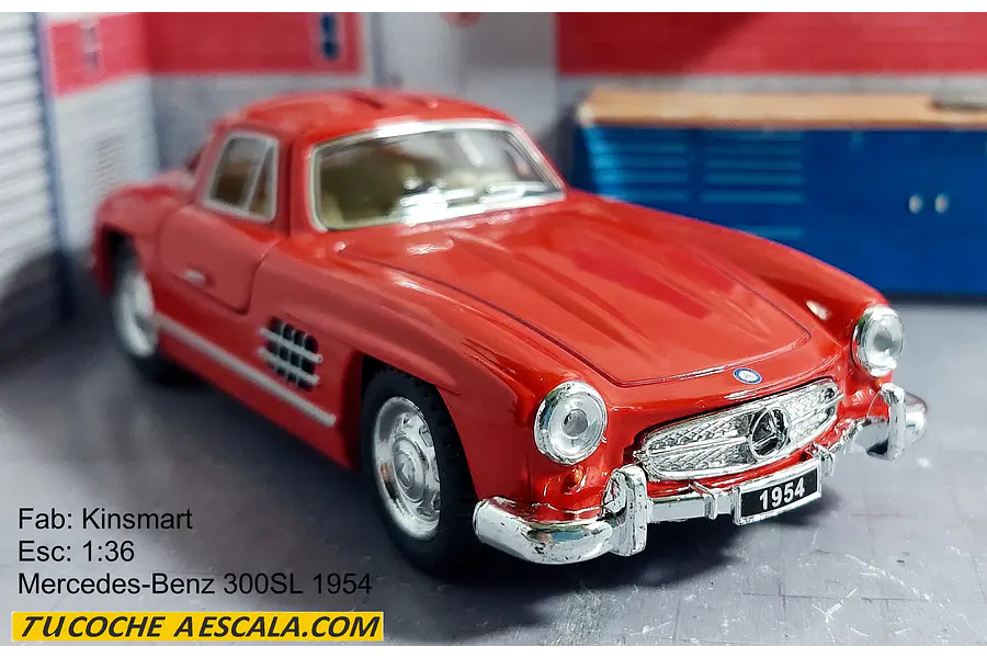 Mercedes-Benz 300SL 1954 ALAS DE GAVIOTA, Kinsmart, 1-36