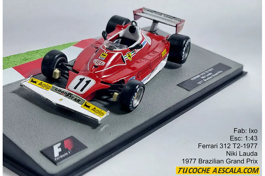 Ferrari 312 T2-Niki Lauda 1976 , Ixo, Escala 1-43