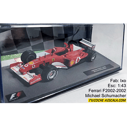 Ferrari F2002-2002 Michael Schumacher, Ixo, Escala 1-43
