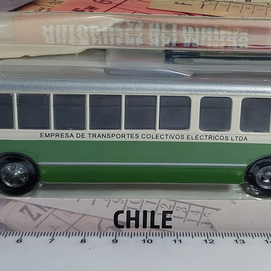 TROLLE BUS DE CHILE chile, Escala 1/72, De Coleccion  2