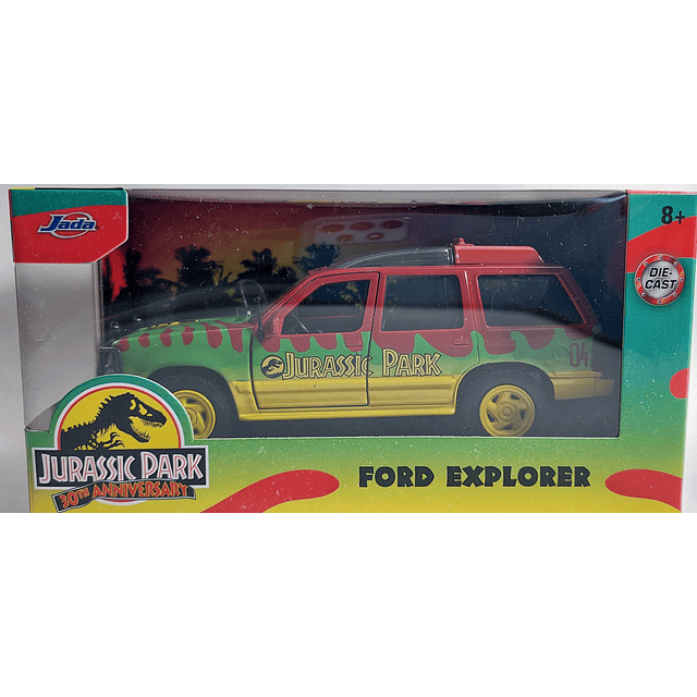 Ford Explorer Parque Jurásico Aniversario #30, Jada, Escala 1-32
