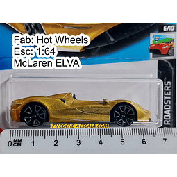 McLaren ELVA, Hot Wheels, Escala 1-64