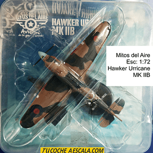 Avion Hawker Hurricane  A Escala Escala 1/72 Mito  Del Aire
