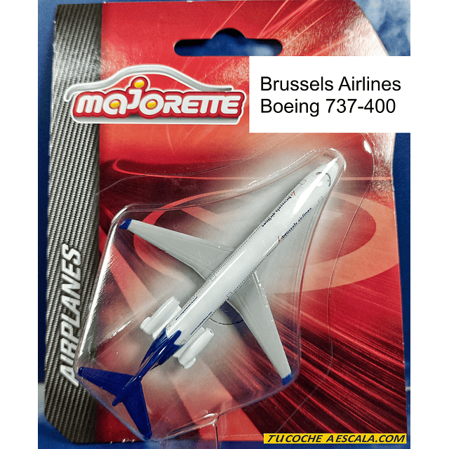 AVION MD 80 , ﻿Brussels Airlines, MARCA MAJORETTE, ESCALA 1/500