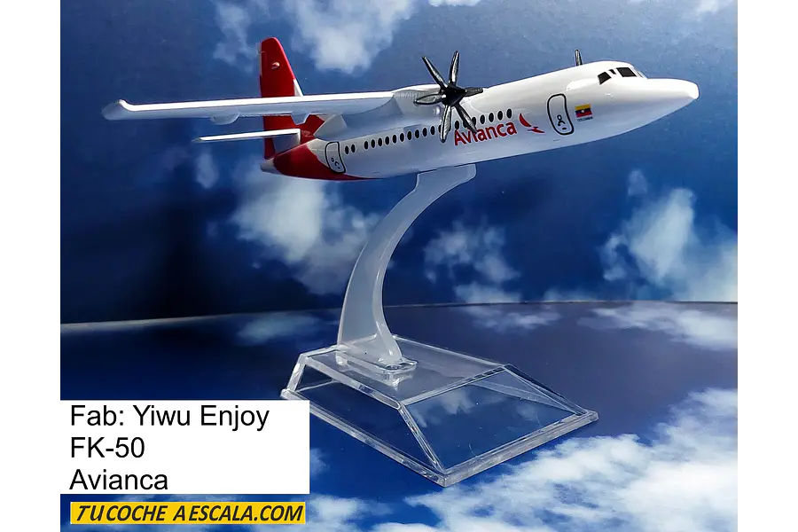 Fk-50 Avianca, Avión A Escala 1-400