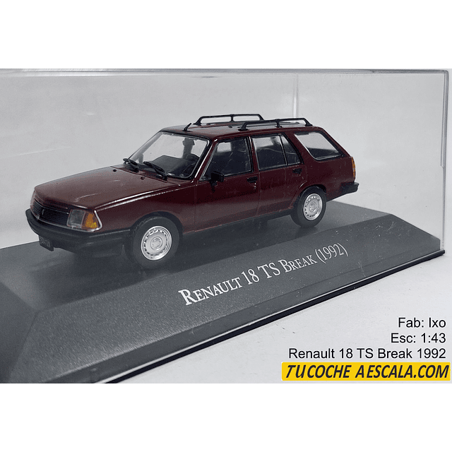 Renault 18 TS Break 1992, Ixo, Escala 1-43