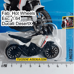 Ducati DesertX, Hot Wheels, Escala 1-64