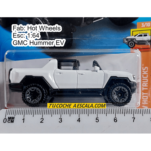 GMC Hummer EV, Hot Wheels, Escala 1-64