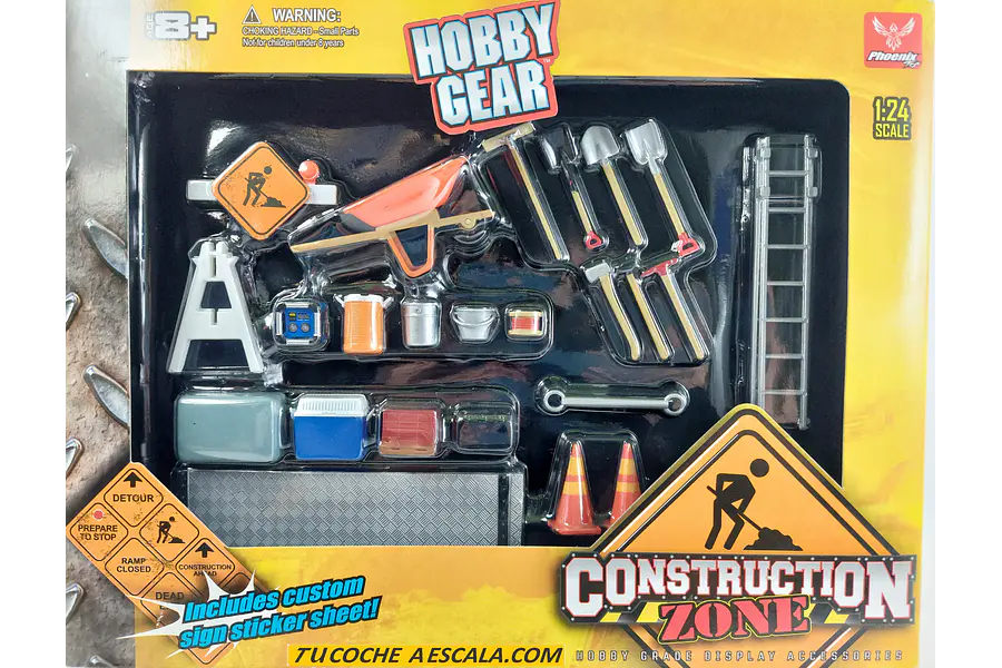 Herramientas de Construcción, Phoenix Toys, Escala 1-24