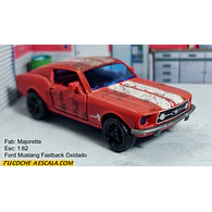 FORD MUSTANG OXIDADO Escala 1/62 De Coleccion Marca Majorette