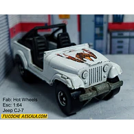 Jeep CJ-7,Hot Wheels, Escala 1-64
