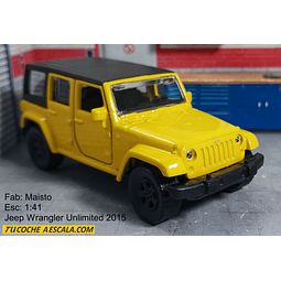 Jeep Wrangler Unlimited 2015, Maisto, Escala 1-41