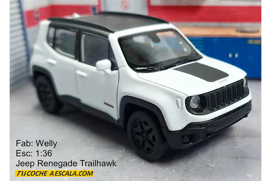 Jeep Renegade Trailhawk, Welly, Escala 1-36