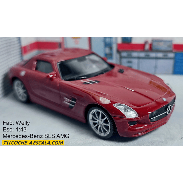 Mercedes-Benz SLS AMG, Welly, Escala 1-43