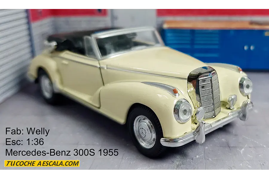 Mercedes-Benz 300S 1955, Welly, Escala 1-36