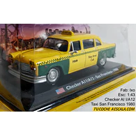 Checker AI I-A12 Taxi San Francisco 1980 SIN BLISTER, Ixo, Escala 1-43