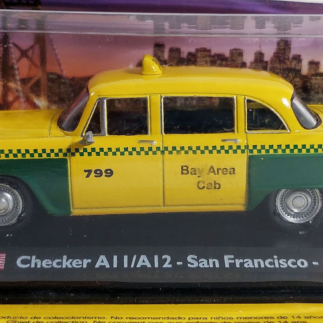 Checker AI I-A12 Taxi San Francisco 1980 SIN BLISTER, Ixo, Escala 1-43 2