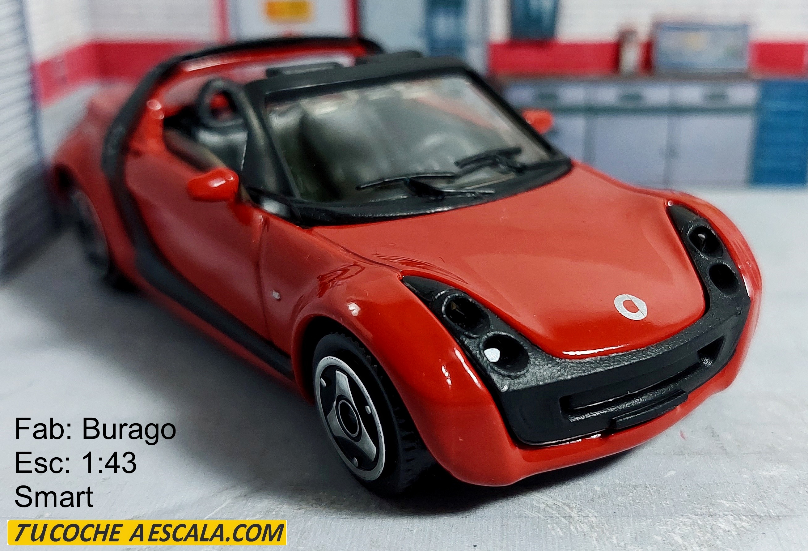 Smart, Burago, Escala 1-43