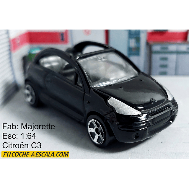 Citroën C3 Pluriel, Majorette, Escala 1-64