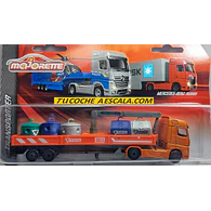 Camión Mercedes-Benz Actros de Reciclaje, Majorette, Escala 1-87