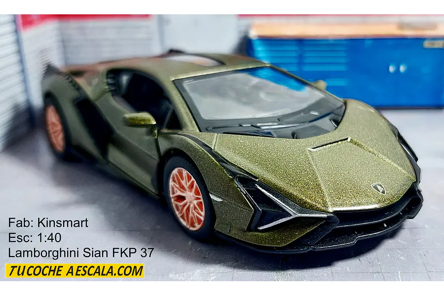 Lamborghini Sian FKP 37, Kinsmart, Escala 1-36