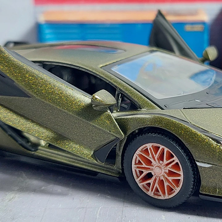 Lamborghini Sian FKP 37, Kinsmart, Escala 1-36 7