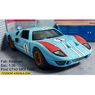 Ford GT40 MKII 1966, Kinsmart, Escala 1-36
