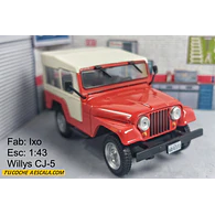 Jeep Willys Cj5 , Carro A Escala 1/43 Marca Ixo